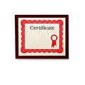 Certificate Frame (8.5"x11") Walnut color